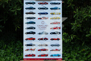 2023-05-13 - Drawn of all the models at the Concourse, Cavallino Classic Modena 2023, the third edition of the yearly Concorso d'Eleganza that celebrates the Prancing Horse at Casa Maria Luigia  - CAVALLINO CLASSIC FERRARI - HISTORIC - MOTORS