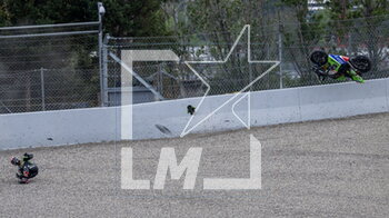 2023-05-06 - N°65 Jonathan Rea GBR Kawasaki ZX-10RR Kawsasaki Racing Team WorldSBK - Crash - PROSECCO DOC CATALUNYA ROUND FIM SUPERBIKE WORLD CHAMPIONSHIP 2023 - SUPERPOLE RACE - SUPERBIKE - MOTORS