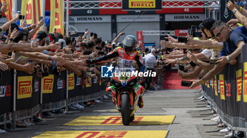 2023-06-04 - N°47 Alex Bassani ITA Ducati Panigale V4R Motocorsa Racing - PIRELLI EMILIA-ROMAGNA ROUND FIM SUPERBIKE WORLD CHAMPIONSHIP 2023 - RACE 2 - SUPERBIKE - MOTORS