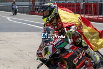 2023-07-15 - N°1 Alvaro Bautista ESP Ducati Panigale V4R ARUBA.IT Racing -Ducati - PROMETEON ITALIAN ROUND FIM SUPERBIKE WORLD CHAMPIONSHIP 2023 - SUPERPOLE RACE - SUPERBIKE - MOTORS