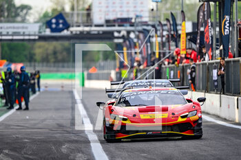 2023-04-22 - Pit lane,Alessio ROVERA,AF Corse,Ferrari 296 GT3 - FANATEC GT WORLD CHALLENGE EUROPE POWERED BY AWS - 2023 MONZA  - GRAND TOURISM - MOTORS