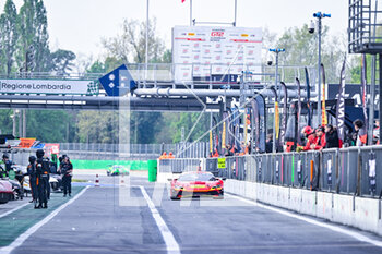 2023-04-22 - Pit lane,AF Corse,Ferrari 296 GT3 - FANATEC GT WORLD CHALLENGE EUROPE POWERED BY AWS - 2023 MONZA  - GRAND TOURISM - MOTORS