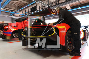 2023-04-21 - Box,AF Corse,Ferrari 296 GT3 - FANATEC GT WORLD CHALLENGE EUROPE POWERED BY AWS - 2023 MONZA  - GRAND TOURISM - MOTORS