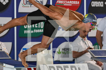 2023-04-15 - Bori Alessandro (Fiamme Gialle) During the race at UnipolSai Absolute Italian Swimming Championship spring season 22/23 morning session at Riccione (Italy) on 15th of April 2023
 - UNIPOLSAI ABSOLUTE ITALIAN CHAMPIONSHIP - SWIMMING - SWIMMING
