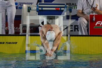 2023-04-16 - Vianello Mattia (Sporting Club Noale) in action during the UnipolSai Absolute Italian Swimming Championship spring season 22/23  at Riccione (Italy) on 16th of April 2023 - UNIPOLSAI ABSOLUTE ITALIAN CHAMPIONSHIP - SWIMMING - SWIMMING