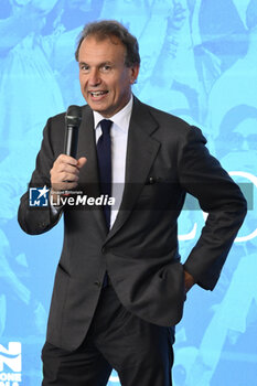 2023-06-22 - Vito Cozzoli president of Sport e Salute during the Press Conference to present the International Swimming Championships - 59th Settecolli Trophy at We Sport Up hall, 22 June 2023, Rome, Italy. - PRESS CONFERENCE - 59TH SETTE COLLI TROPHY - SWIMMING - SWIMMING