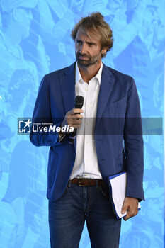 2023-06-22 - Massimiliano Rosolino during the Press Conference to present the International Swimming Championships - 59th Settecolli Trophy at We Sport Up hall, 22 June 2023, Rome, Italy. - PRESS CONFERENCE - 59TH SETTE COLLI TROPHY - SWIMMING - SWIMMING