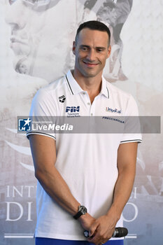 2023-06-22 - Fabio Scozzoli during the Press Conference to present the International Swimming Championships - 59th Settecolli Trophy at We Sport Up hall, 22 June 2023, Rome, Italy. - PRESS CONFERENCE - 59TH SETTE COLLI TROPHY - SWIMMING - SWIMMING