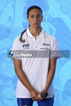2023-06-22 - Simona Quadarella during the Press Conference to present the International Swimming Championships - 59th Settecolli Trophy at We Sport Up hall, 22 June 2023, Rome, Italy. - PRESS CONFERENCE - 59TH SETTE COLLI TROPHY - SWIMMING - SWIMMING