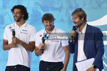 2023-06-22 - during the Press Conference to present the International Swimming Championships - 59th Settecolli Trophy at We Sport Up hall, 22 June 2023, Rome, Italy. - PRESS CONFERENCE - 59TH SETTE COLLI TROPHY - SWIMMING - SWIMMING