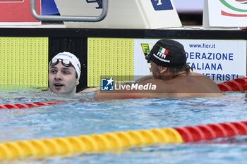 2023-06-23 - Arno Kamminga (NED) and Nicolo’ Martinenghi (ITA) during the International Swimming Championships - 59th Settecolli Trophy at swimming stadium Foro Italico, 23 June 2023, Rome, Italy. - 59° SETTE COLLI INTERNAZIONALE DI NUOTO (DAY1) - SWIMMING - SWIMMING