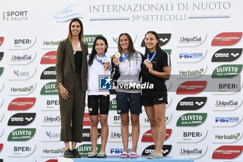 2023-06-24 - Alessia Filippi, Ajna Kesely (HUN), Simona Quadarella (ITA) and Noemi Cesarano (ITA) during the International Swimming Championships - 59th Settecolli Trophy at swimming stadium Foro Italico, 24 June 2023, Rome, Italy. - 59° SETTE COLLI INTERNAZIONALI DI NUOTO (DAY2) - SWIMMING - SWIMMING