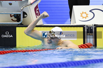 2023-07-24 - Leon Marchand of France Winner, Men's 400m Individual Medley Final during the 20th FINA Swimming World Championships Fukuoka 2023 on July 23, 2023 at Marine Messe Fukuoka in Fukuoka, Japan - SWIMMING - WORLD CHAMPIONSHIPS 2023 - SWIMMING - SWIMMING