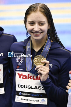 2023-07-25 - Kate DOUGLASS (USA) 1st place, Women's 200m Individual Medley Medal Ceremony during the 20th FINA Swimming World Championships Fukuoka 2023 on July 24, 2023 at Marine Messe Fukuoka in Fukuoka, Japan - SWIMMING - WORLD CHAMPIONSHIPS 2023 - SWIMMING - SWIMMING