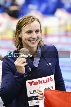 2023-07-25 - Katie Ledecky (USA) 1st place, Women's 1500m Freestyle Medal Ceremony during the 20th FINA Swimming World Championships Fukuoka 2023 on July 25, 2023 at Marine Messe Fukuoka in Fukuoka, Japan - SWIMMING - WORLD CHAMPIONSHIPS 2023 - SWIMMING - SWIMMING