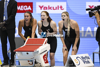 2023-07-28 - Team Australia, Gold medal, Women's 4x200m Freestyle Relay Final during the 20th FINA Swimming World Championships Fukuoka 2023 on July 27, 2023 at Marine Messe Fukuoka in Fukuoka, Japan - SWIMMING - WORLD CHAMPIONSHIPS 2023 - SWIMMING - SWIMMING
