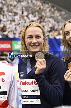 2023-07-30 - Sarah Sjöström of Sweden Gold medal, Women's 50m Butterfly Medal Ceremony during the 20th FINA Swimming World Championships Fukuoka 2023 on July 29, 2023 at Marine Messe Fukuoka in Fukuoka, Japan - SWIMMING - WORLD CHAMPIONSHIPS 2023 - SWIMMING - SWIMMING