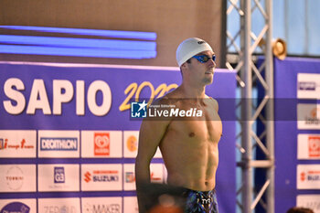 10/11/2023 - 50 mt. back men: Lorenzo Mora (Fiamme Rosse) the winner - TROFEO NICO SAPIO - NUOTO - NUOTO