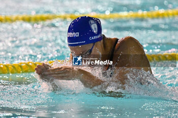 2023-11-10 - 50 mt. breast women: Martina Carraro (Fiamme Azzurre) second classified - TROFEO NICO SAPIO - SWIMMING - SWIMMING