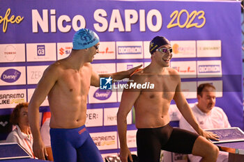 2023-11-10 - 200mt free men: Alberto Razzetti (Genova Nuoto) and Marco De Tullio (C.C.Aniene) - TROFEO NICO SAPIO - SWIMMING - SWIMMING