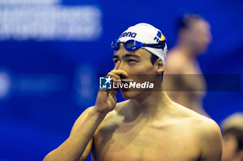 05/12/2023 - Mihalache Vlad-Stefan of Romania during Men´s 100m Butterfly Heats at the LEN Short Course European Championships 2023 on December 5, 2023 in Otopeni, Romania - SWIMMING - LEN SHORT COURSE EUROPEAN CHAMPIONSHIPS 2023 - NUOTO - NUOTO
