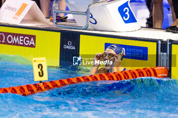 2023-12-05 - Swimmer of Sweden during Women´s 4x50m Freestyle Final at the LEN Short Course European Championships 2023 on December 5, 2023 in Otopeni, Romania - SWIMMING - LEN SHORT COURSE EUROPEAN CHAMPIONSHIPS 2023 - SWIMMING - SWIMMING
