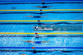 06/12/2023 - Swimmers compete during Women´s 200m Butterfly Heats at the LEN Short Course European Championships 2023 on December 6, 2023 in Otopeni, Romania - SWIMMING - LEN SHORT COURSE EUROPEAN CHAMPIONSHIPS 2023 - DAY 2 - NUOTO - NUOTO