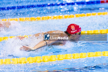 2023-12-06 - Ponti Noe of Suitzerland during Men´s 100m Butterfly Final at the LEN Short Course European Championships 2023 on December 6, 2023 in Otopeni, Romania - SWIMMING - LEN SHORT COURSE EUROPEAN CHAMPIONSHIPS 2023 - DAY 2 - SWIMMING - SWIMMING