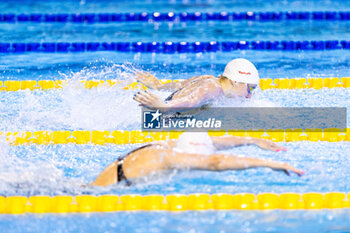 2023-12-06 - Kohler Angelina of Germany fighting with Lahtinen Laura of Finland during Women´s 200m Butterfly Semifinal 1 at the LEN Short Course European Championships 2023 on December 6, 2023 in Otopeni, Romania - SWIMMING - LEN SHORT COURSE EUROPEAN CHAMPIONSHIPS 2023 - DAY 2 - SWIMMING - SWIMMING