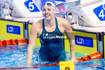 07/12/2023 - Kohler Angelina of Germany celebrating during Women’s 200m Butterfly Final at the LEN Short Course European Championships 2023 on December 7, 2023 in Otopeni, Romania - SWIMMING - LEN SHORT COURSE EUROPEAN CHAMPIONSHIPS 2023 - DAY 3 - NUOTO - NUOTO