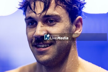 2023-12-07 - Tomac Mewen of France after Men’s 100m Backstroke Semifinal 2 at the LEN Short Course European Championships 2023 on December 7, 2023 in Otopeni, Romania - SWIMMING - LEN SHORT COURSE EUROPEAN CHAMPIONSHIPS 2023 - DAY 3 - SWIMMING - SWIMMING