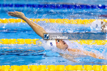 2023-12-08 - Tomac Mewen of France during Men’s 100m Backstroke Final at the LEN Short Course European Championships 2023 on December 8, 2023 in Otopeni, Romania - SWIMMING - LEN SHORT COURSE EUROPEAN CHAMPIONSHIPS 2023 - DAY 4 - SWIMMING - SWIMMING