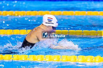 2023-12-08 - Tes Schouten of the Netherlands during Women’s 200m Breaststroke Final at the LEN Short Course European Championships 2023 on December 8, 2023 in Otopeni, Romania - SWIMMING - LEN SHORT COURSE EUROPEAN CHAMPIONSHIPS 2023 - DAY 4 - SWIMMING - SWIMMING