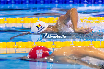 08/12/2023 - David Popvici of Romania during Men’s 200m Freestyle Semifinal 2 at the LEN Short Course European Championships 2023 on December 8, 2023 in Otopeni, Romania - SWIMMING - LEN SHORT COURSE EUROPEAN CHAMPIONSHIPS 2023 - DAY 4 - NUOTO - NUOTO