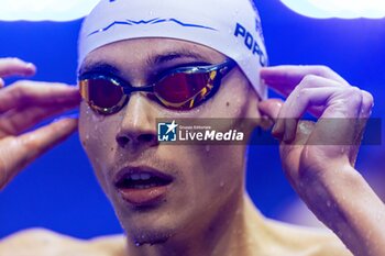 09/12/2023 - David Popovici of Romania during Men’s 100m Freestyle Heat 4 at the LEN Short Course European Championships 2023 on December 9, 2023 in Otopeni, Romania - SWIMMING - LEN SHORT COURSE EUROPEAN CHAMPIONSHIPS 2023 - DAY 5 - NUOTO - NUOTO
