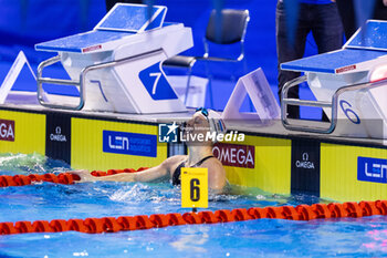 09/12/2023 - Toussaint Kira of the Netherlands during Women’s 100m Backstroke Final at the LEN Short Course European Championships 2023 on December 9, 2023 in Otopeni, Romania - SWIMMING - LEN SHORT COURSE EUROPEAN CHAMPIONSHIPS 2023 - DAY 5 - NUOTO - NUOTO