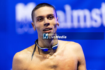 10/12/2023 - David Popovici of Romania after getting third place during Men’s 100m Freestyle Final at the LEN Short Course European Championships 2023 on December 10, 2023 in Otopeni, Romania - SWIMMING - LEN SHORT COURSE EUROPEAN CHAMPIONSHIPS 2023 - DAY 6 - NUOTO - NUOTO