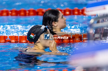 2023-12-10 - Nocentini Jasmine of Italy after getting third place during Women’s 50m Breastroke Final at the LEN Short Course European Championships 2023 on December 10, 2023 in Otopeni, Romania - SWIMMING - LEN SHORT COURSE EUROPEAN CHAMPIONSHIPS 2023 - DAY 6 - SWIMMING - SWIMMING
