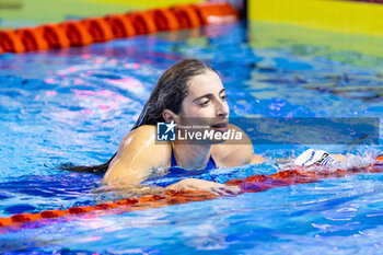 10/12/2023 - Ntountounaki Anna of Greece after the win during Women’s 50m Butterlfy Final at the LEN Short Course European Championships 2023 on December 10, 2023 in Otopeni, Romania - SWIMMING - LEN SHORT COURSE EUROPEAN CHAMPIONSHIPS 2023 - DAY 6 - NUOTO - NUOTO