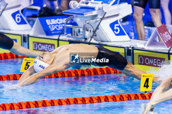 2023-12-10 - Tomac Mewen of France during Mixed 4x50m Medley Relay Final at the LEN Short Course European Championships 2023 on December 10, 2023 in Otopeni, Romania - SWIMMING - LEN SHORT COURSE EUROPEAN CHAMPIONSHIPS 2023 - DAY 6 - SWIMMING - SWIMMING