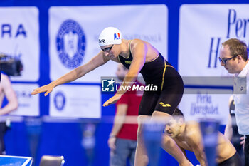 2023-12-10 - Bonnet Charlotte of France during Mixed 4x50m Medley Relay Final at the LEN Short Course European Championships 2023 on December 10, 2023 in Otopeni, Romania - SWIMMING - LEN SHORT COURSE EUROPEAN CHAMPIONSHIPS 2023 - DAY 6 - SWIMMING - SWIMMING