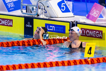 10/12/2023 - Quadarella Simona of Italy celebrating the win during Women’s 400m Freestyle Final at the LEN Short Course European Championships 2023 on December 10, 2023 in Otopeni, Romania - SWIMMING - LEN SHORT COURSE EUROPEAN CHAMPIONSHIPS 2023 - DAY 6 - NUOTO - NUOTO