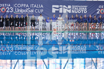 04/03/2023 - teams presentation - SEMIFINAL - SIS ROMA VS EKIPE ORIZZONTE - COPPA ITALIA FEMMINILE - PALLANUOTO