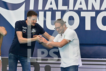 26/02/2023 - Sandro Sukno (Pro Recco) and Stefano Piccardo (Ortigia Siracusa) - FINAL EIGHT MEN - 1ST PLACE FINAL - CC ORTIGIA VS PRO RECCO - COPPA ITALIA - PALLANUOTO