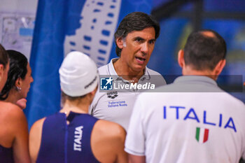 2023-06-15 - Coach Silipo (Italy) - WOMEN'S TEST MATCH - ITALY VS HUNGARY - INTERNATIONALS - WATERPOLO