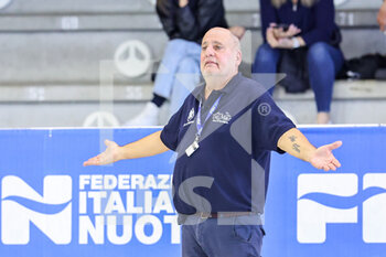 2023-01-18 - head coach Marco Salvador Baldineti (Telimar) - DISTRETTI ECOLOGICI NUOTO ROMA VS TELIMAR - SERIE A1 - WATERPOLO