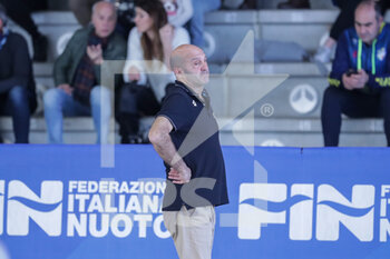 04/03/2023 - head coach Maurizio Mirarchi (Distretti Ecologici Nuoto Roma) - DISTRETTI ECOLOGICI NUOTO ROMA VS AN BRESCIA - SERIE A1 - PALLANUOTO