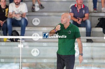 2023-10-07 - head coach Maurizio Mirarchi (Astra Nuoto Roma) - ASTRA ROMA NUOTO VS RN CAMOGLI - SERIE A1 - WATERPOLO