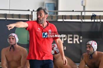 2023-10-14 - Alberto Angelini (Savona) Team Head Coach - RN SAVONA VS CC ORTIGIA - SERIE A1 - WATERPOLO