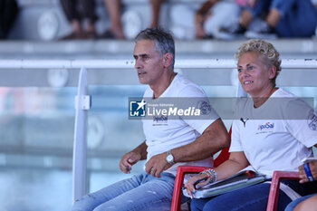 2023-10-01 - head coach Carlo Zilleri (Brizz Nuoto) - SIS ROMA VS BRIZZ NUOTO - SERIE A1 WOMEN - WATERPOLO